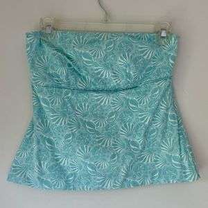 Vineyard Vines Teal Seashell Tankini